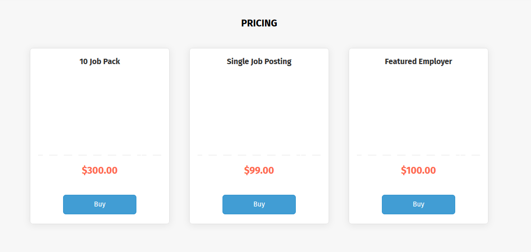 pricing