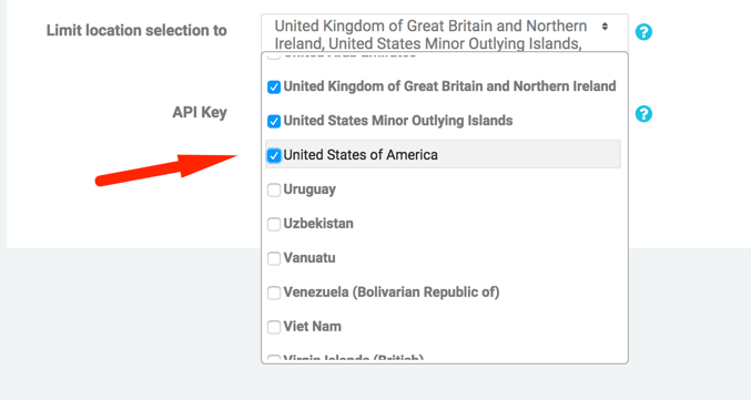 location-selection