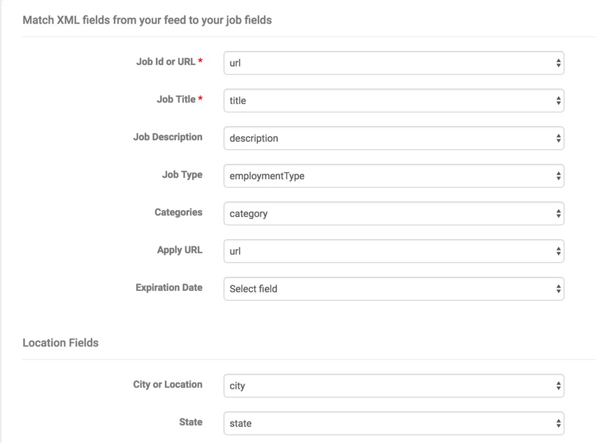 match-xml-fields