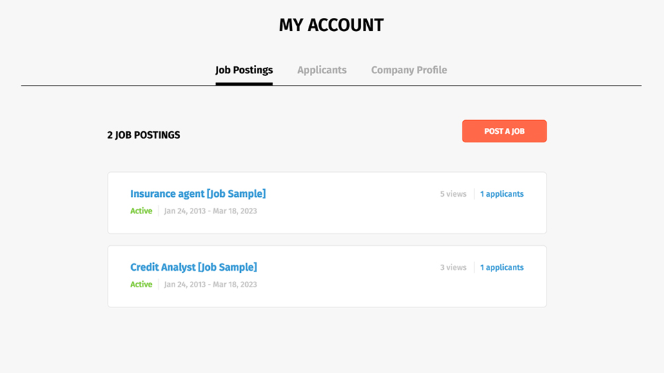 Employer Dashboard